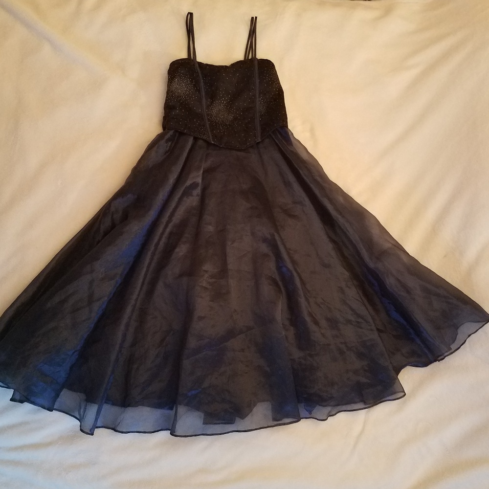 Child's Navy blue formal dress